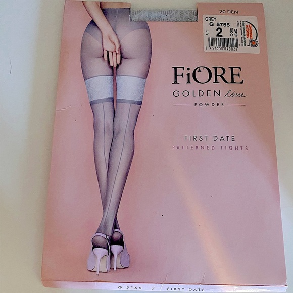 Fiore First Date pattern Tights - Picture 1 of 3